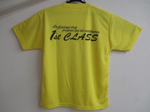 1ST CLASS　Tシャツ☆イエロー