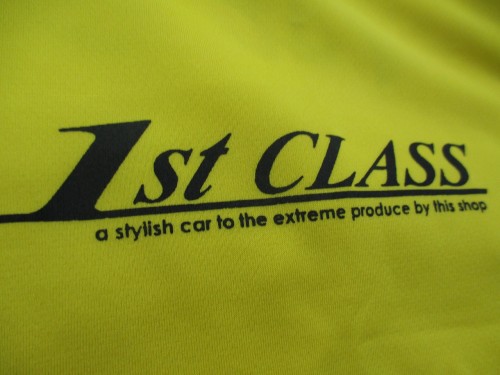 1ST CLASS　Tシャツ☆イエロー